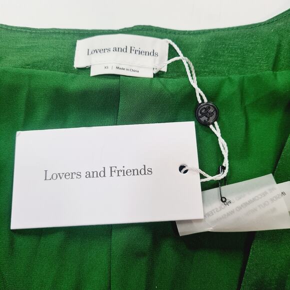 Lovers and Friends Michie Top in Emerald Green XS - Picture 6 of 11